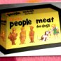 2014 WACKY PACKAGES CHROME SERIES 1 "PEOPLE MEAT" #10 CUTTING ROOM FLOOR INSERT
