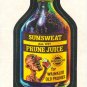 1974 WACKY PACKAGES ORIGINAL 10TH SERIES "SUNSWEAT PRUNE JUICE" STICKER