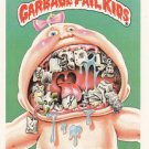 1986 GARBAGE PAIL KIDS ORIGINAL 5th SERIES "DENTAL FLOSSIE" #203b  NM