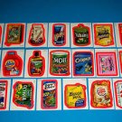 2010 WACKY PACKAGES ALL NEW SERIES 7 {ANS7} "PINK BORDER" COMPLETE SET + WRAPPER