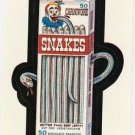 WACKY PACKAGES 1991 SERIES "SNAKES" #6 STICKER CARD
