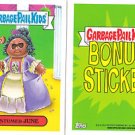 2014 GARBAGE PAIL KIDS 2ND SERIES BONUS STICKER  "COSTUMED JUNE" B14a
