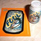 WACKY PACKAGES ERASER SERIES 1 "FOUL ICED TEA" ERASER & MATCHING STICKER #9