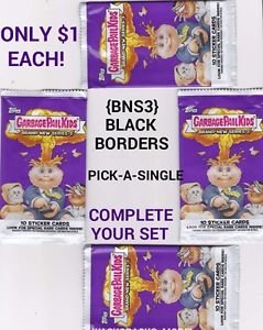 2013 GARBAGE PAIL KIDS BRAND NEW SERIES 3 {BNS3} BLACK BORDER"PICK-A-SINGLE" A'S