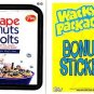 2013 WACKY PACKAGES ALL NEW SERIES 11 (ANS11) *GRAPE-NUTS+BOLTS* BONUS CARD B13