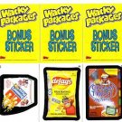 WACKY PACKAGES ALL NEW SERIES 8 {ANS8} BONUS CARD SET B1,B2,B3 FREE SHIPPING!