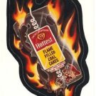 1986 WACKY PACKAGES ALBUM SERIES STICKER "HOTTEST COAL CAKES" #42 ONLY 99 CENTS