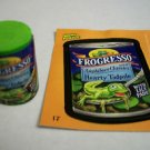 WACKY PACKAGES ERASER SERIES 2 "FROGRESSO SOUP" ERASER & MATCHING STICKER #17
