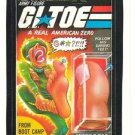 1986 WACKY PACKAGES ALBUM SERIES STICKER "G.I.TOE" #49 ONLY 99 CENTS