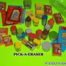 WACKY PACKAGES 2ND SERIES "PICK-A-ERASER" (PICK 1 ) + MATCHING STICKER   GPK