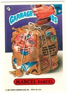 1987 GARBAGE PAIL KIDS ORIGINAL 8TH SERIES "MARCEL PARCEL" #325a  NM