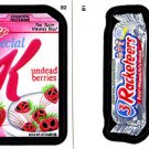 2013 WACKY PACKAGES ANS10 "3 RACKETEERS & SPECIAL K" BOTH BONUS STICKERS B1 & B2