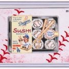 2016 WACKY PACKAGES BASEBALL SERIES 1 LACE BORDER "LA DODGERS SUSHI" #20