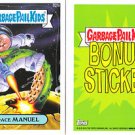 2013 GARBAGE PAIL KIDS BRAND NEW SERIES3 (BNS3) BONUS STICKER "SPACE MANUEL"B20a