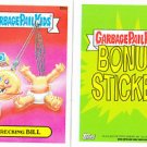 2015 GARBAGE PAIL KIDS SERIES 1  "WRECKING BiLL" B9a BONUS STICKER