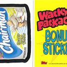 2005 WACKY PACKAGES ALL NEW SERIES 2 (ANS2) **CHAIRMAN** BONUS STICKER  B5