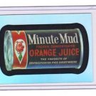 2014 WACKY PACKAGES CHROME SERIES 1 "MINUTE MUD" #50 REFRACTOR CARD NM