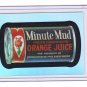 2014 WACKY PACKAGES CHROME SERIES 1 "MINUTE MUD" #50 REFRACTOR CARD NM