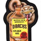 2016 WACKY PACKAGES BASEBALL SERIES 1 "D-BACKS SNAKE OIL" #17 STICKER CARD