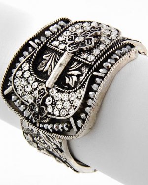 Silver Buckle Bracelet