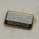 Columbus Fork Tubing Bicycle Lapel Badge Pin White (A)