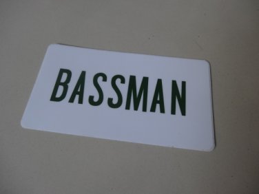 Bassman Paul McCartney Decals Sticker Set Hofner Violin Bass