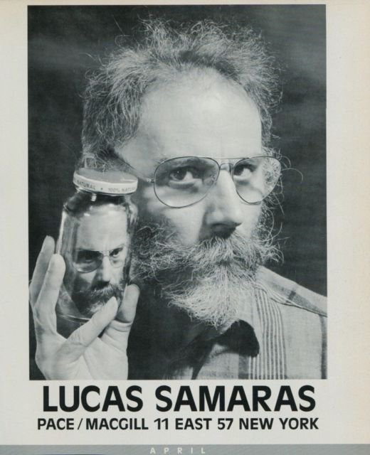 Lucas Samaras Vintage 1986 Art Exhibition Ad Advert Pace/MacGill Gallery, NY