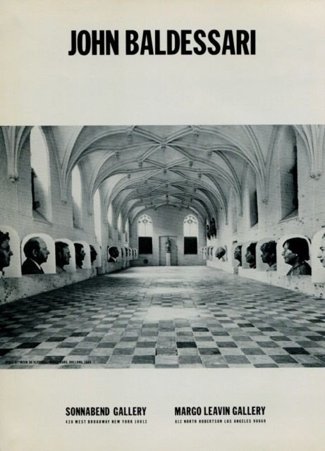 1986 John Baldessari Space Between 1986 Art Ad Advertisement