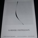 Lorser Feitelson Vintage 1970 Art Ad Advert David Stuart Galleries, Los Angeles