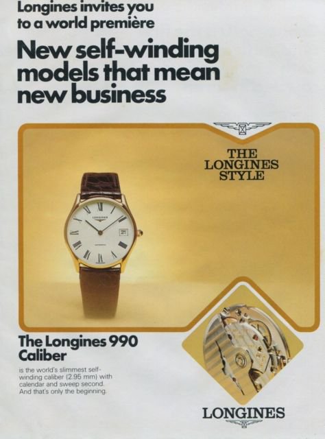Longines Watch Company Switzerland Vintage 1977 Swiss Ad Suisse Advert Horology