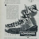 Vintage Longines Watch Company Oslo Winter Olympics 1951 Swiss Ad 1952 Suisse Advert