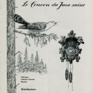 Azura Clock Company Luxor Export S.A. Vintage 1947 Swiss Ad Suisse Advert