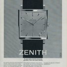 1964 Zenith Watch Company Switzerland Vintage 1964 Swiss Ad Suisse Advert Horlogerie Horology