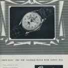 Cortebert Watch Company Vintage 1951 Swiss Ad Corte-Date Suisse Advert Horlogerie