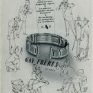 Gay Freres S.A. Switzerland Vintage 1947 Swiss Ad Suisse Advert Horology