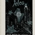 Felca Watch Company Switzerland Vintage 1947 Swiss Ad Suisse Advert Horlogerie