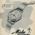 1953 Mido Watch Company Bienne Switzerland Vintage 1953 Swiss Ad Suisse Advert Horology