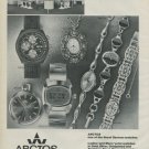 Arctos Watch Company Pforzheim Germany Vintage 1976 Swiss Ad Advert Horlogerie
