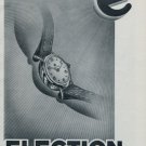 Election Watch Company 1951 Swiss Ad Suisse Advert Horlogerie Horology