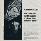 Certina Watch Company Vintage 1962 Swiss Ad Suisse Horlogerie Advert Horology