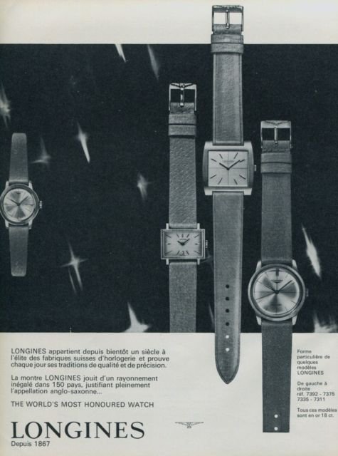 Longines Watch Company Vintage 1964 Swiss Ad Suisse Advert Horlogerie Horology
