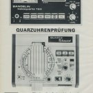 Bandelin Electronic KG Company Vintage 1976 Swiss Ad Suisse Advert Horology Horlogerie