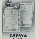 1951 Lavina Watch Company Villeret Switzerland Vintage 1951 Swiss Ad Suisse Advert Horology