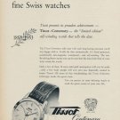 1953 Tissot Watch Company Centenary Advert Vintage 1953 Swiss Ad  Suisse Advert Le Locle Switzerland