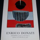 1970 Enrico Donati Vintage 1970 Art Exhibition Ad Staempfli NY Advert