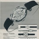 1962 Juvenia Watch Company Navette Vintage 1962 Swiss Ad Suisse Advert Horlogerie