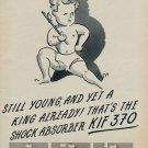 1953 KIF 370 Parechoc Company Switzerland Vintage 1953 Swiss Ad Suisse Advert Horology