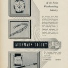 Audemars Piguet Watch Company Vintage 1953 Swiss Ad Switzerland Suisse Advert
