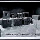 Heerich Works 1956-1968 Vintage 1968 Art Exhibition Ad Dwan Gallery NY Advertisement Heerich Works 1956-1968 Vintage 1968 Art Exhibition Ad Dwan Gallery NY Advertisement