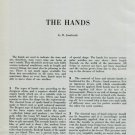 The Hands Vintage 1950 Swiss Magazine Article by H. Jendritzki Horology Horlogerie Watch Hands